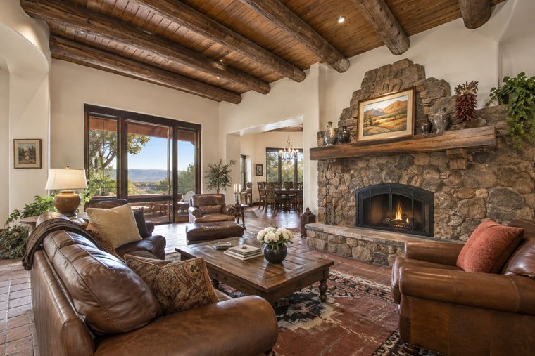 Corrales area home interior, illustrative
